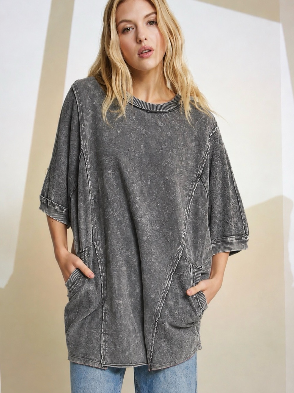 #294 COTTON SHORT SLEEVE TOP